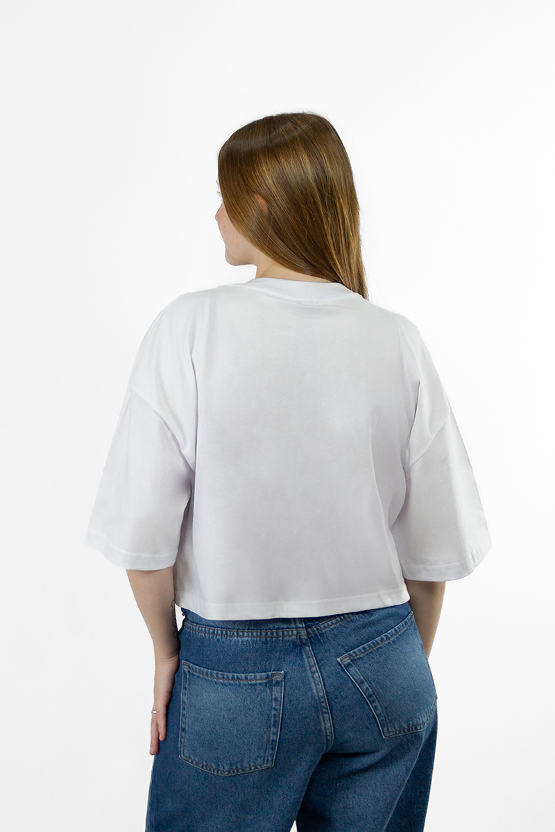 Remera Mujer Ocn Boxy Tee Blanco 7023l