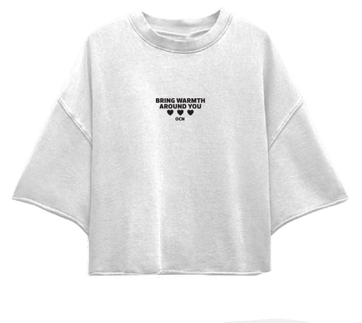 Remera Mujer Ocn Boxy Tee Blanco 7023l