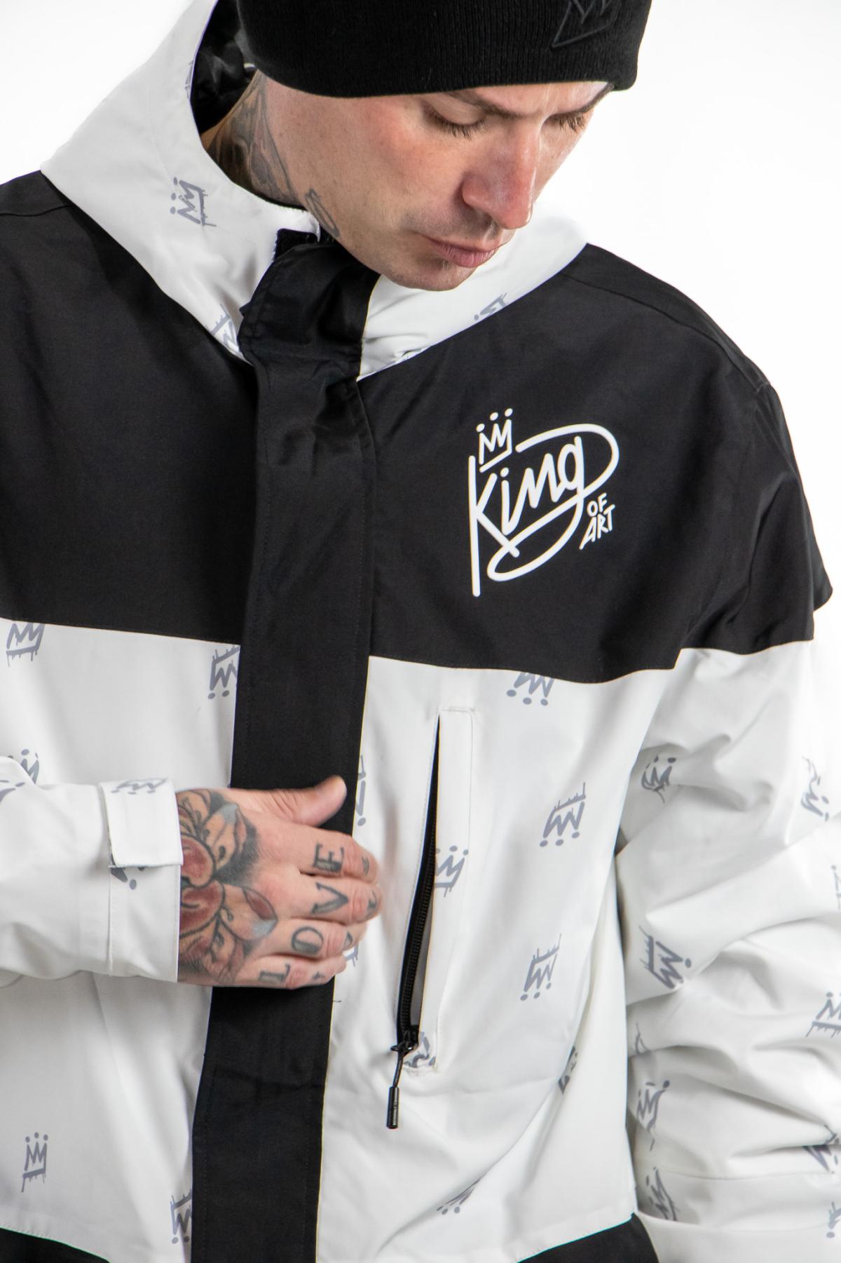 Campera De Nieve King Of Art PREVENTA U Nerf White Importado 10 K