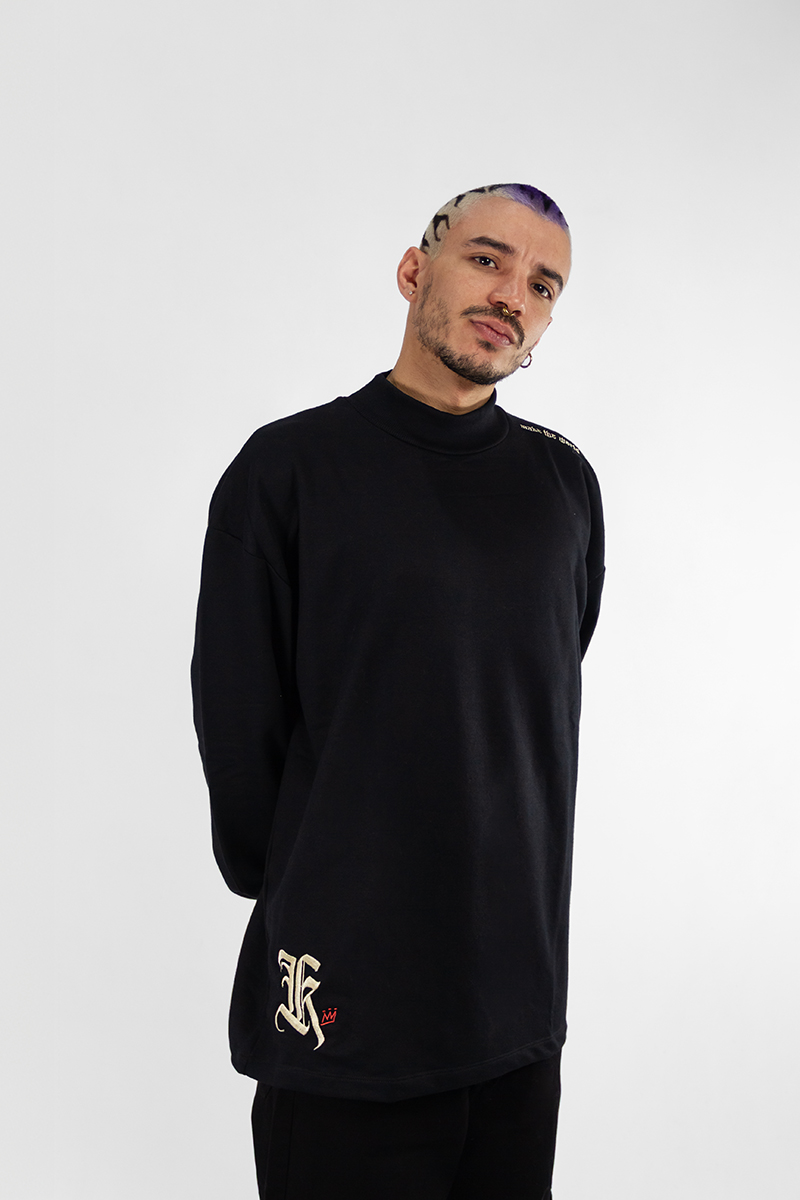 Buzo King Of Art Rikers Negro 4012B