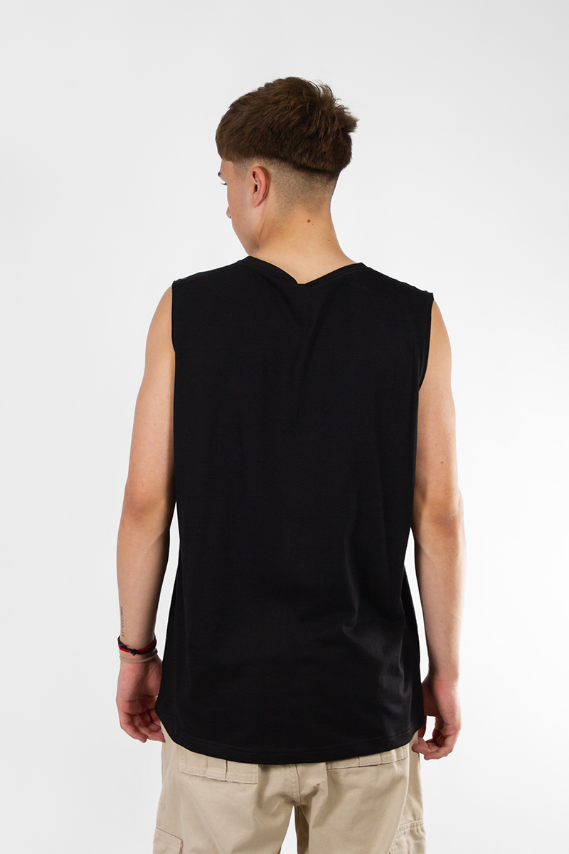 Musculosa Ocn Hombre Ride Regular Negro 701Q9