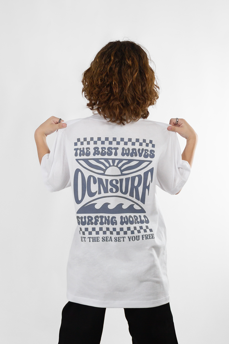 Remera Ocn Kids Original Regular Blanco 702R5