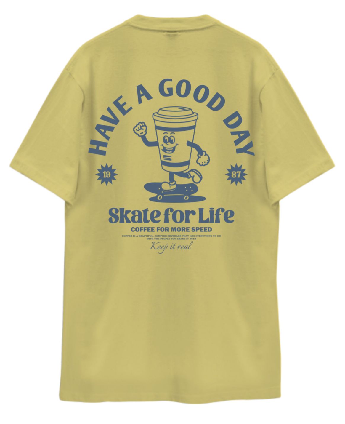 Remera Ocn Hombre Original Regular Amarillo 7M4L8