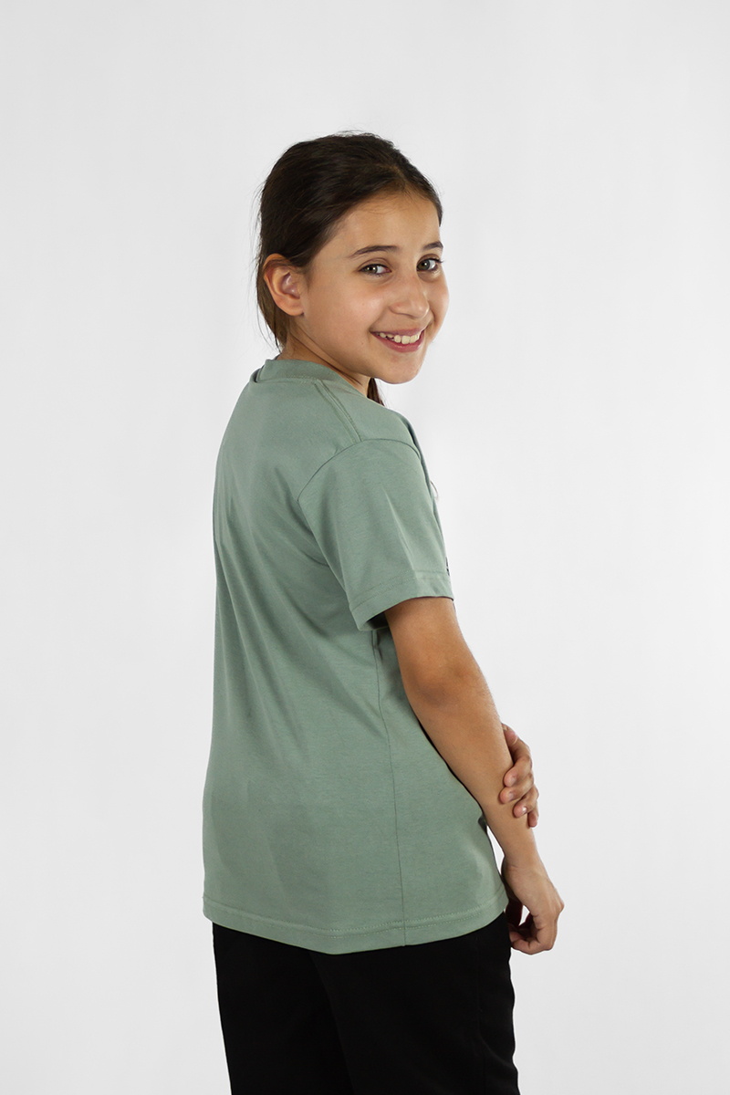 Remera Ocn Kids Premium Regular Verde 7G3T1