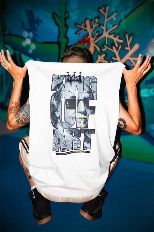 Musculosa King Of Art Mullet Blanca