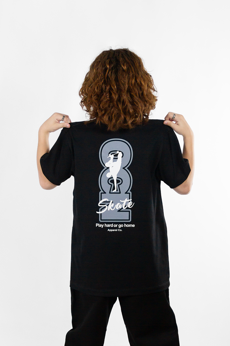 Remera Ocn Kids Original Regular Negro 7013B