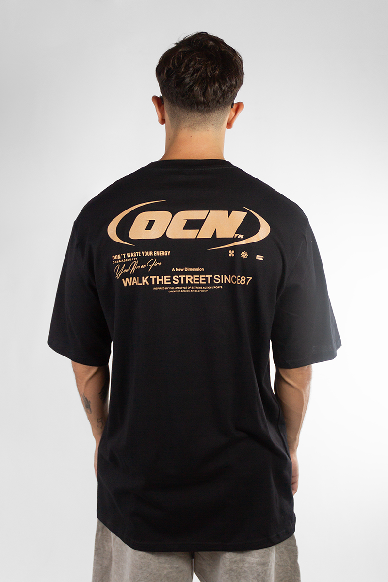 Remera Ocn H Original  Negro (H0) Plus Size / Talle Especial