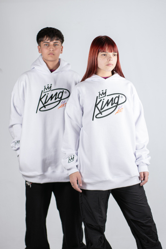 Buzo King Of Art H Baker Blanco Unisex