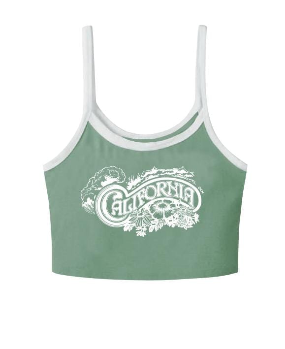 Musculosa/Top Ocn Mujer Terra Comb Crop Verde7067l
