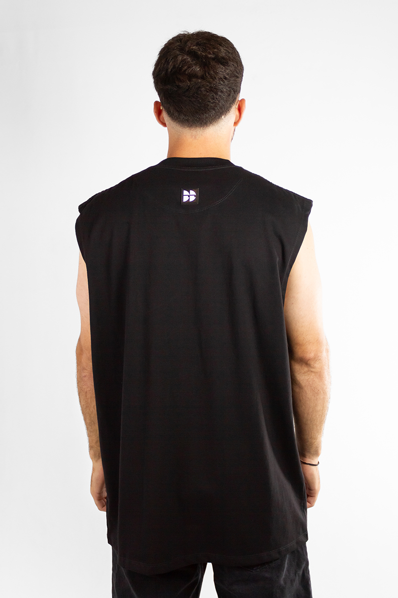 Musculosa Ocn Hombre  Mullet Oversize Negro