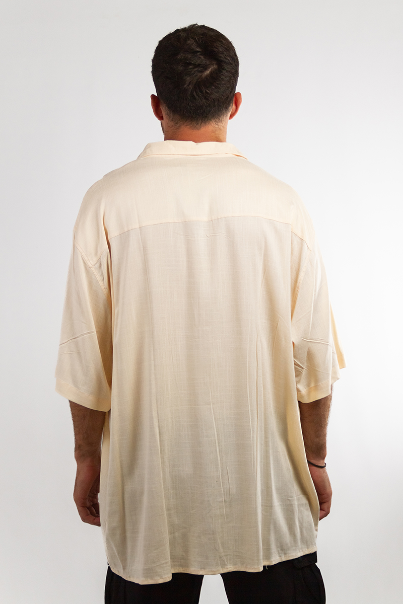 Camisa Ocn Hombre Garment Crudo(T5)