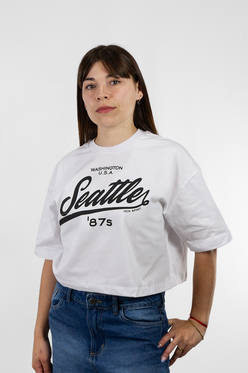 Remera Ocn Mujer Chevy Blanco 7021l