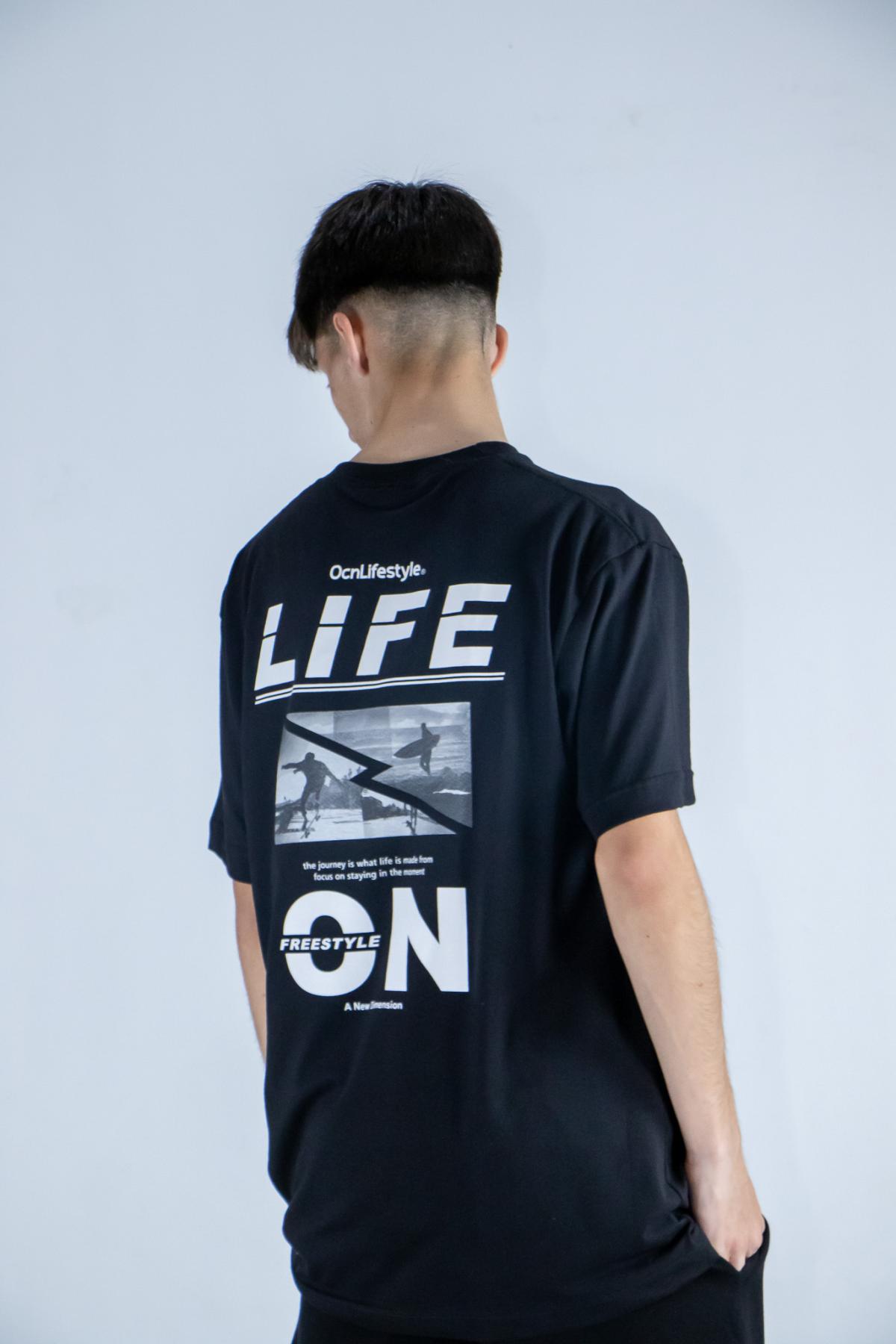 Remera Ocn Hombre Premium negro(K2)