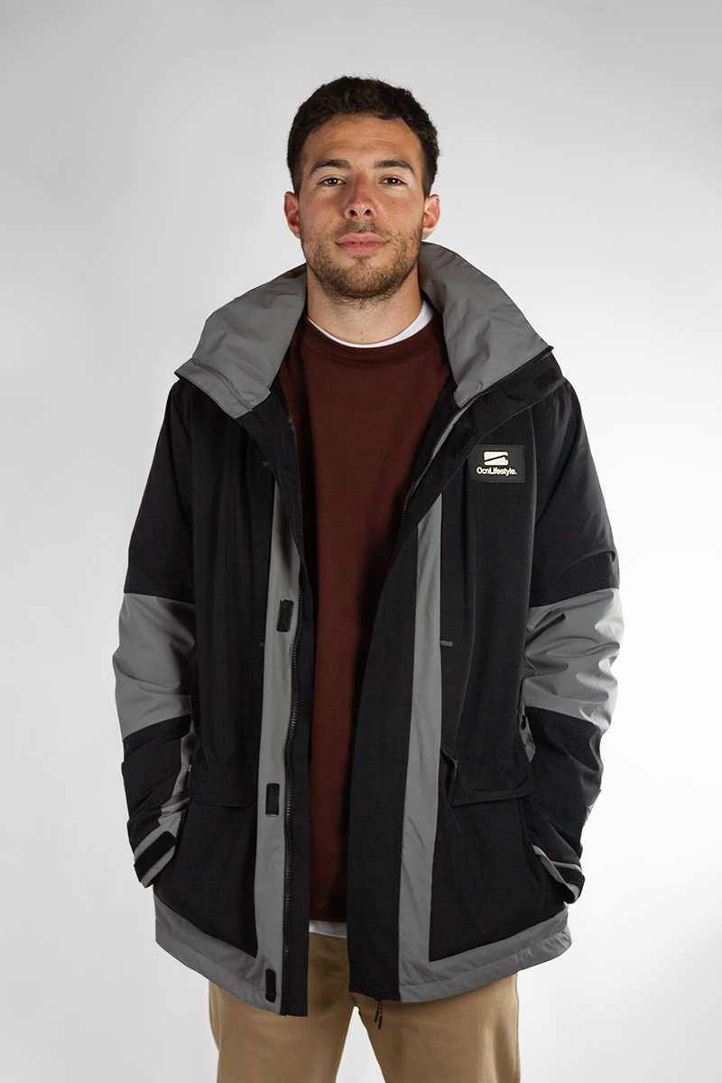 Campera De Nieve Ocn PREVENTA H Snow Negro Importado 10 K