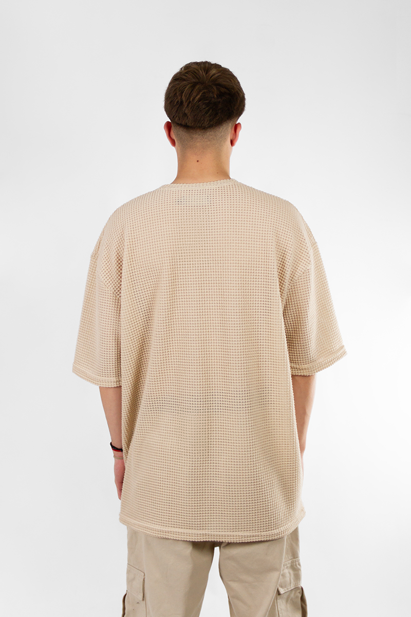 Remera Ocn Hombre Sole Beige Oversize 7l500