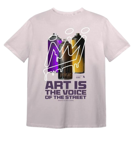 Remera King Of Art Reclaim Oversize Rosa 7M17C