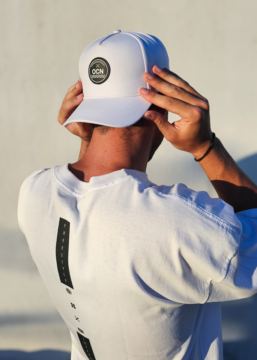 Gorra Ocn Hombre Silky Blanco