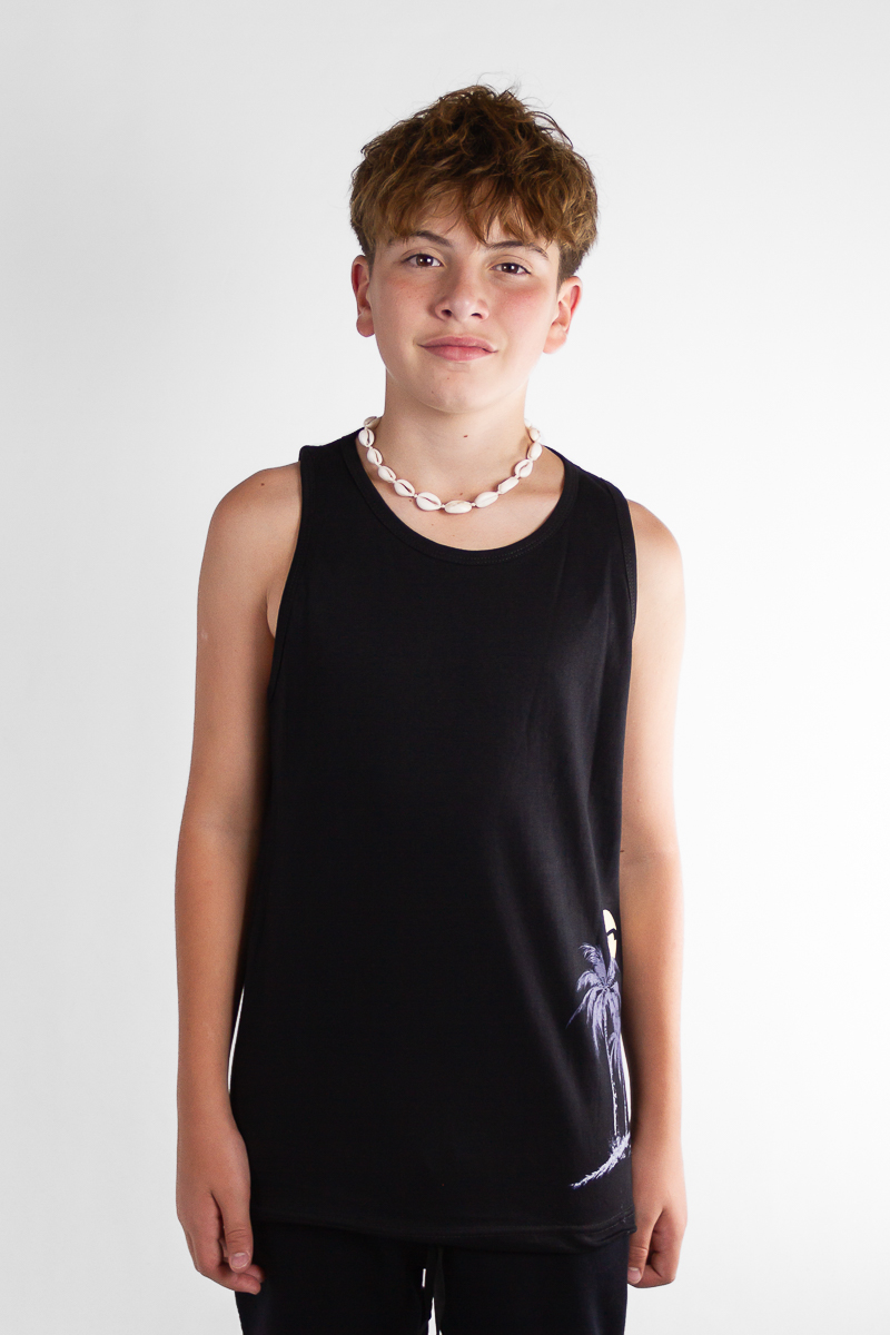 Musculosa Ocn Kids Original regular Negro