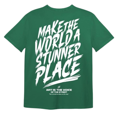 Remera King Of Art Reclaim Oversize Verde 7E95G