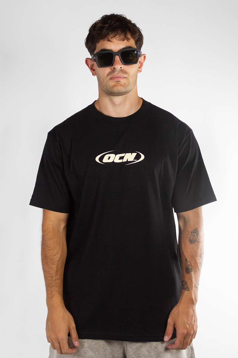 Remera Ocn Hombre Original Negro D6