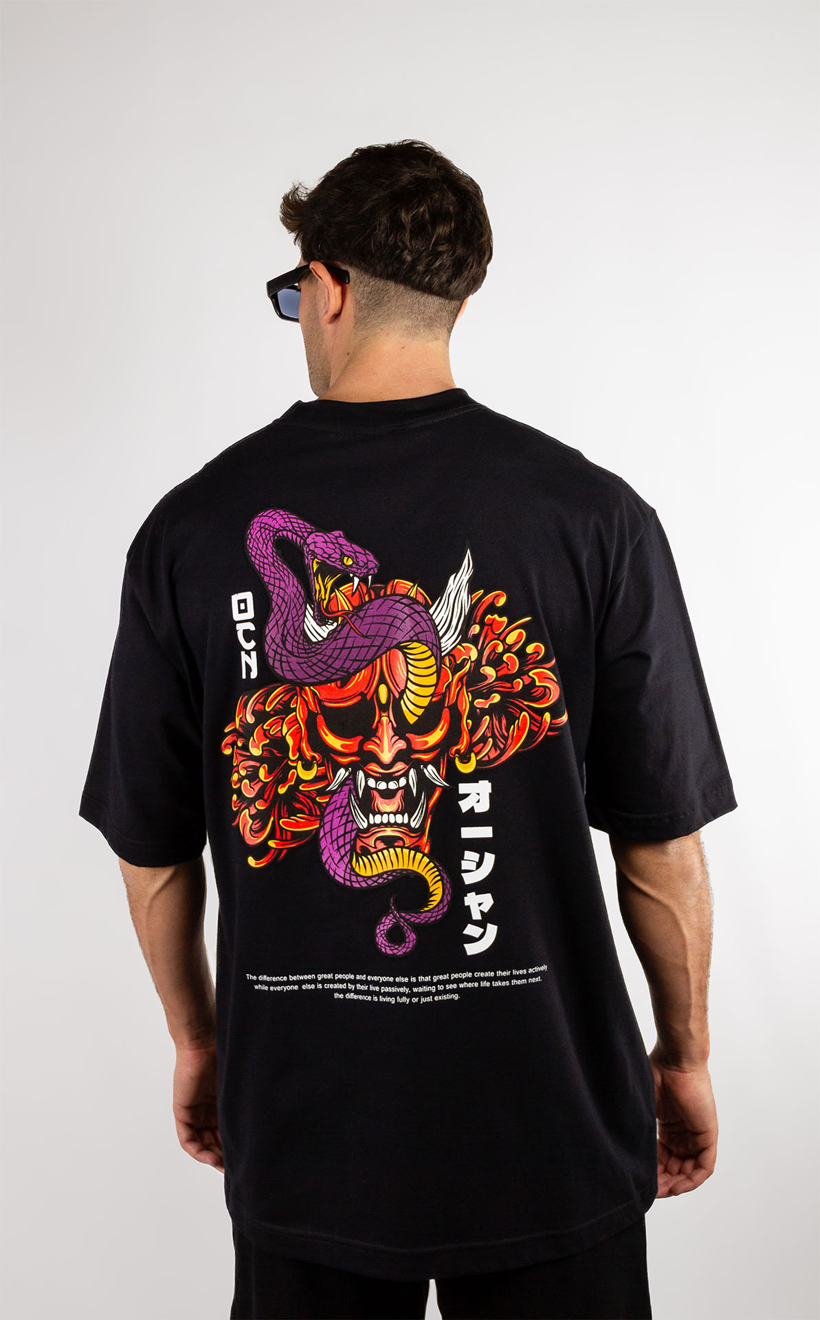 Remera Ocn Hombre Orian Relax Negro A9