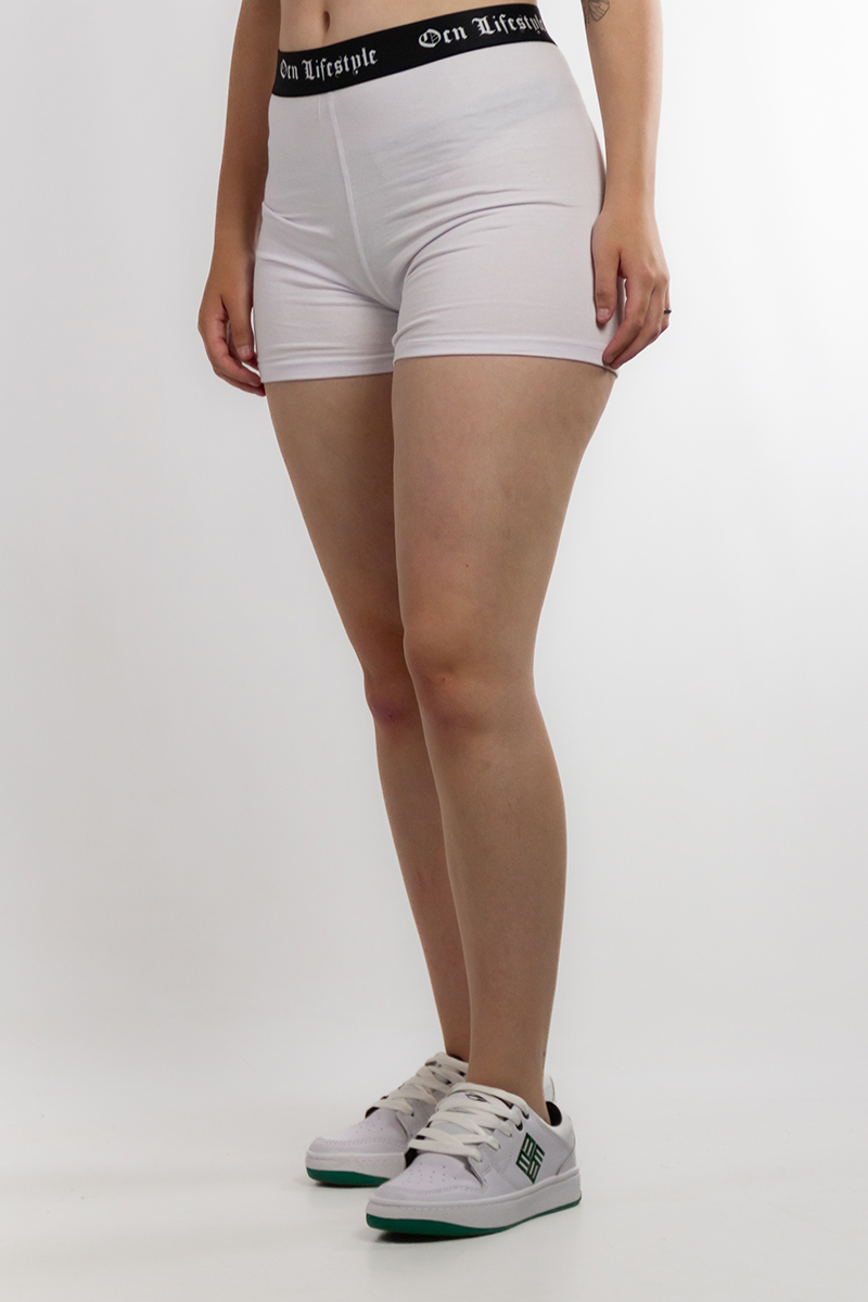Boxer Ocn Mujer Logo Tape Blanco