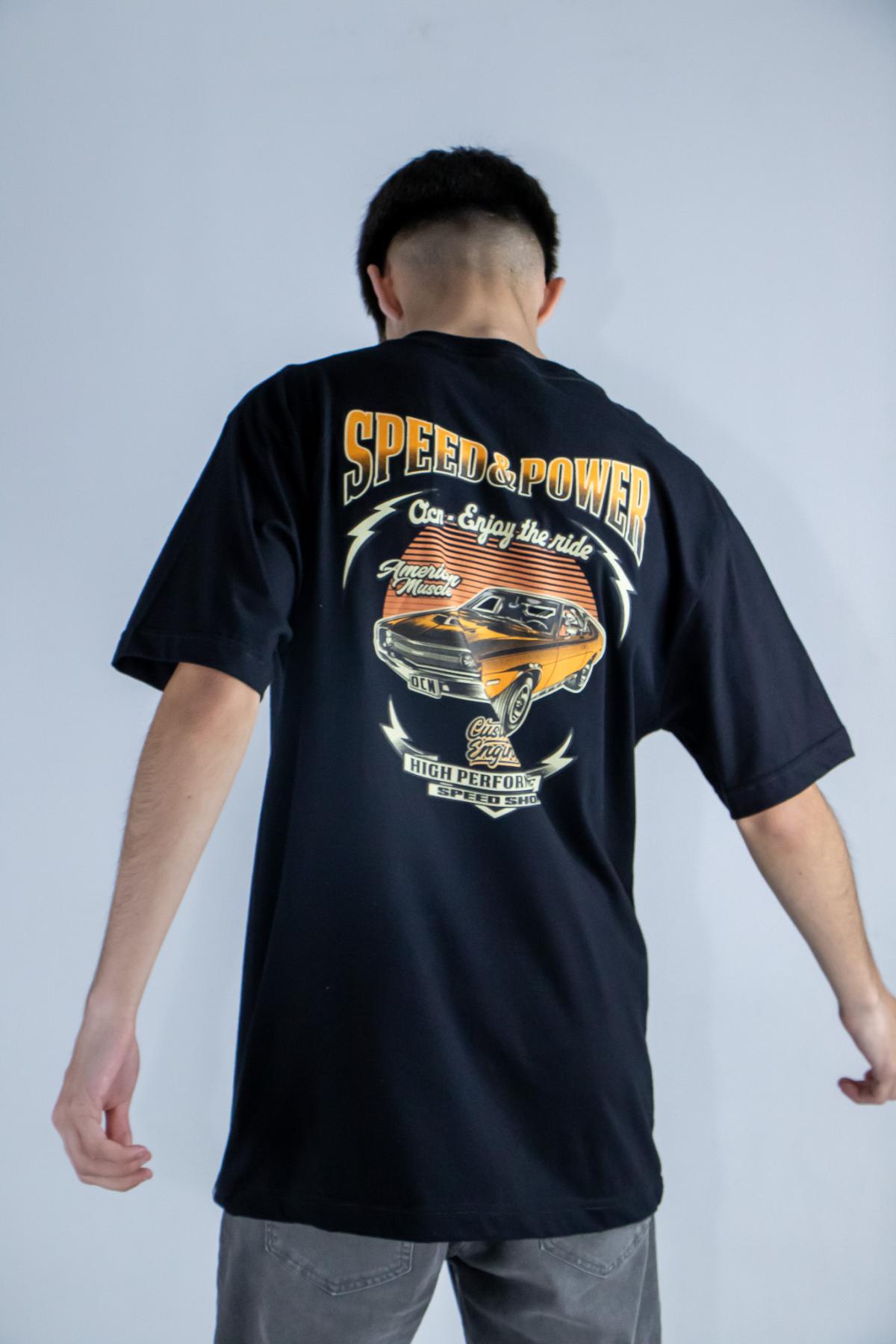 Remera Ocn Hombre Garage Negro (A5)