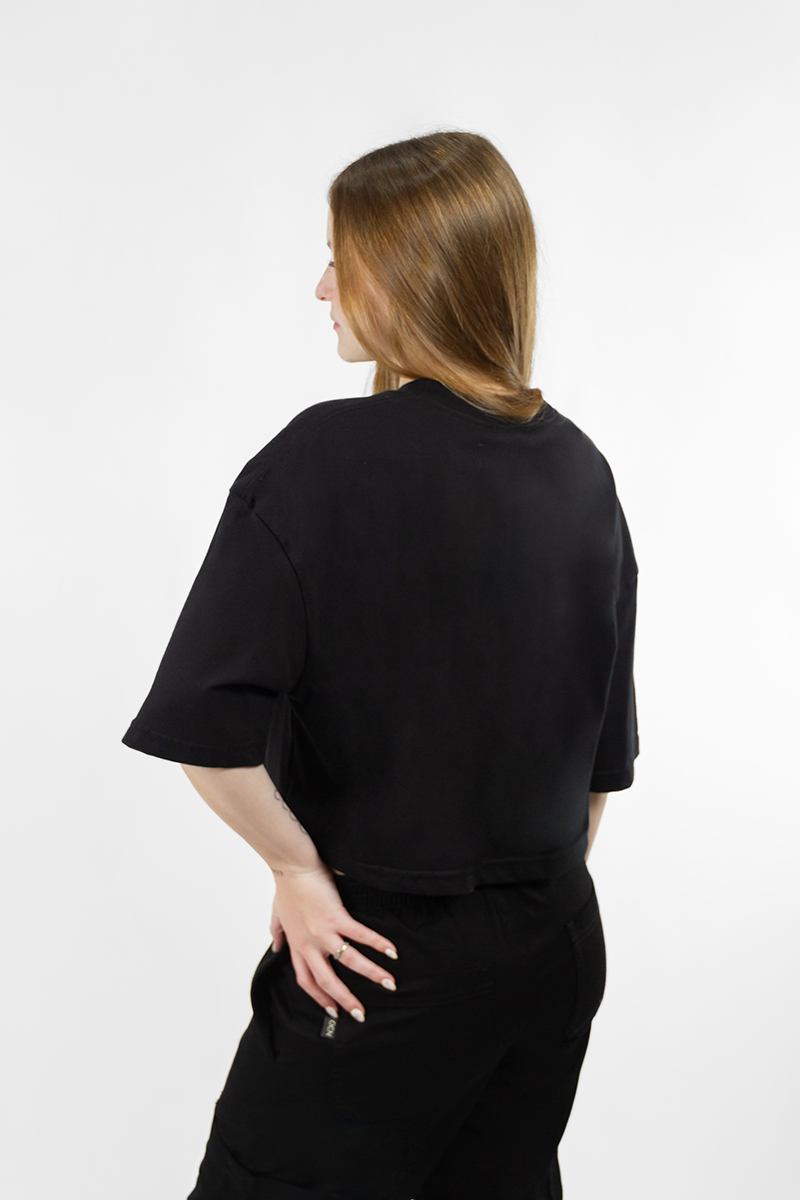 Remera Ocn Mujer Boxy Tee Negro 701U0