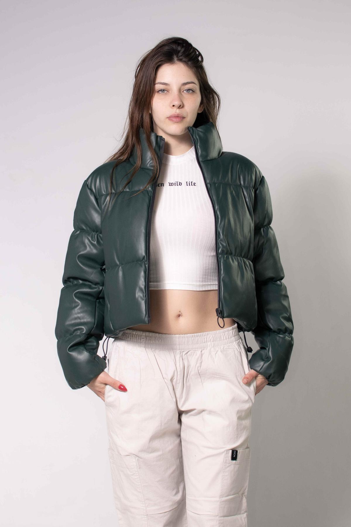 Campera Ocn Mujer Glow Pu Verde