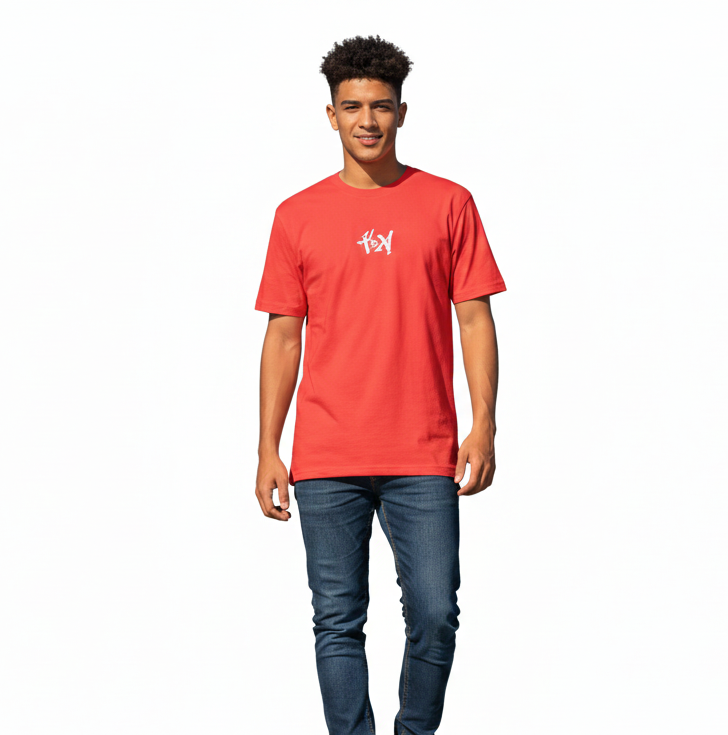 Remera King Of Art Houston Rojo