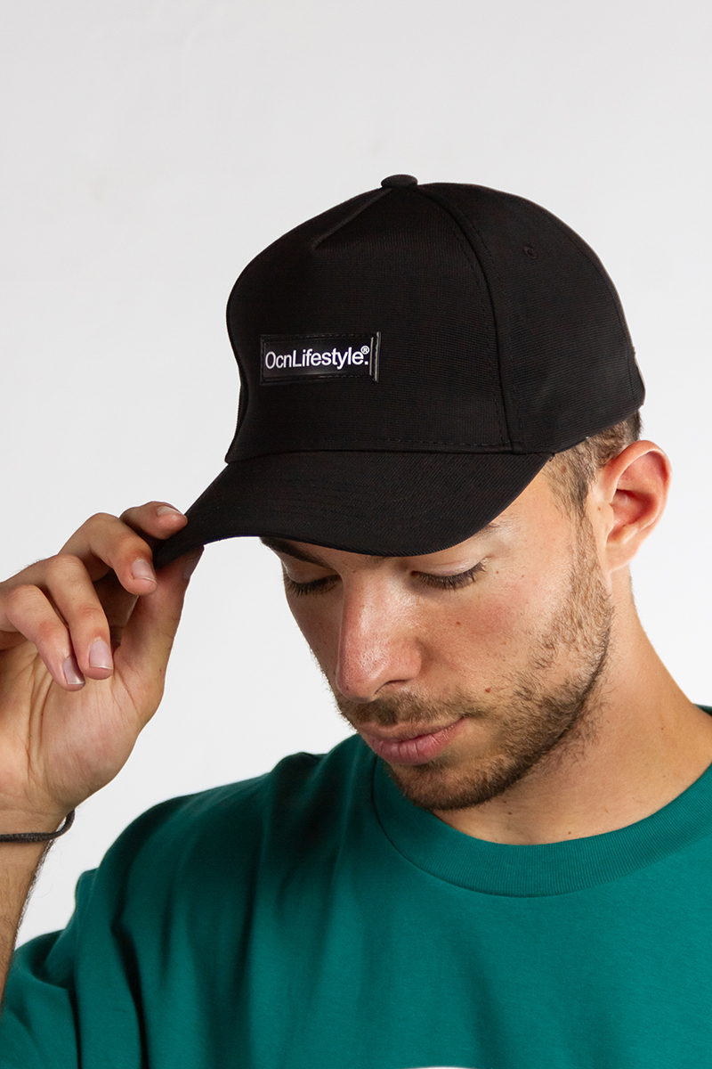 Gorra Ocn Hombre Plot Negro