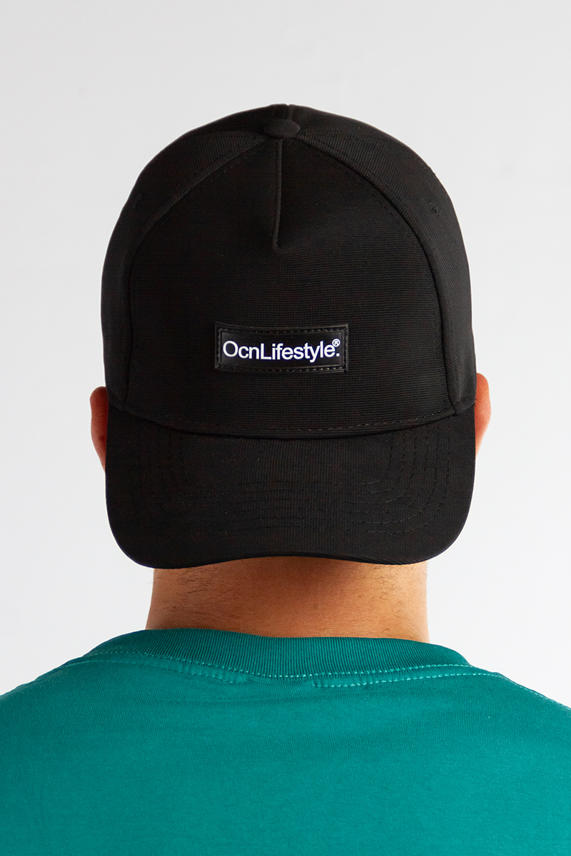 Gorra Ocn Hombre Plot Negro
