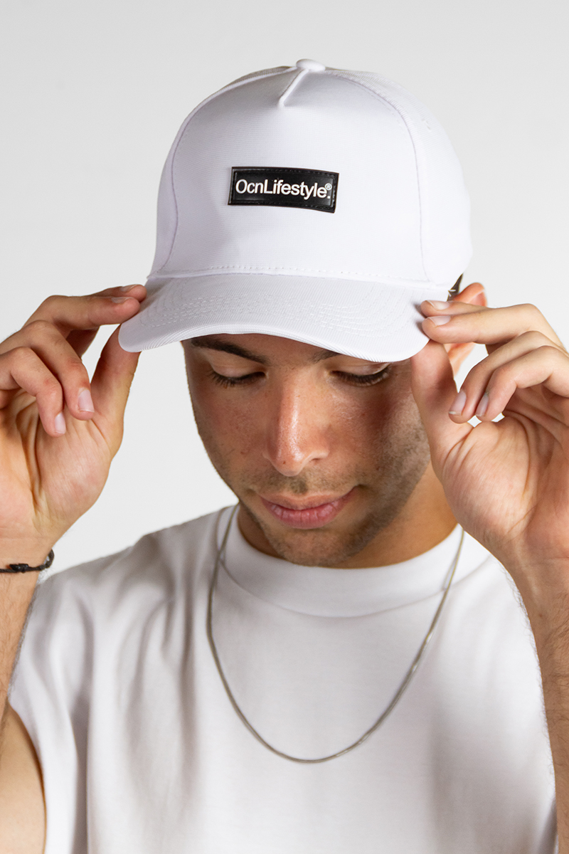 Gorra Ocn Hombre Plot Blanco
