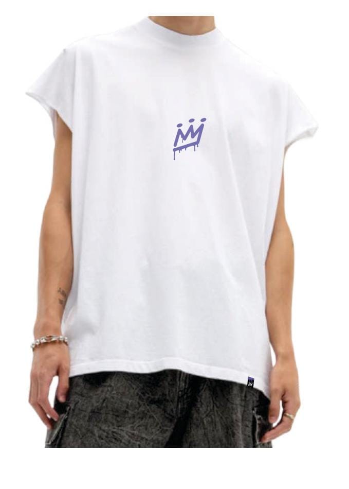 Musculosa King Of Art Dalton Oversize Blanco