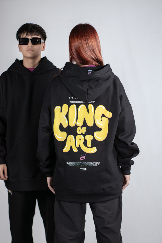 Buzo King Of Art Oversize Harlem Negro X1 Unisex
