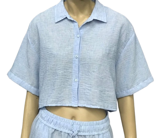 Camisa Ocn Mujer Lina Azul 718