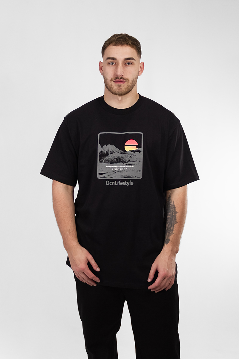 Remera Ocn Hombre Original Negro C2