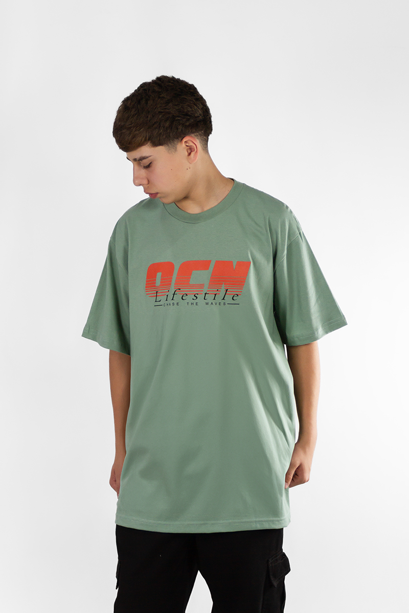 Remera Ocn Hombre Original Regular Verde 7G22N