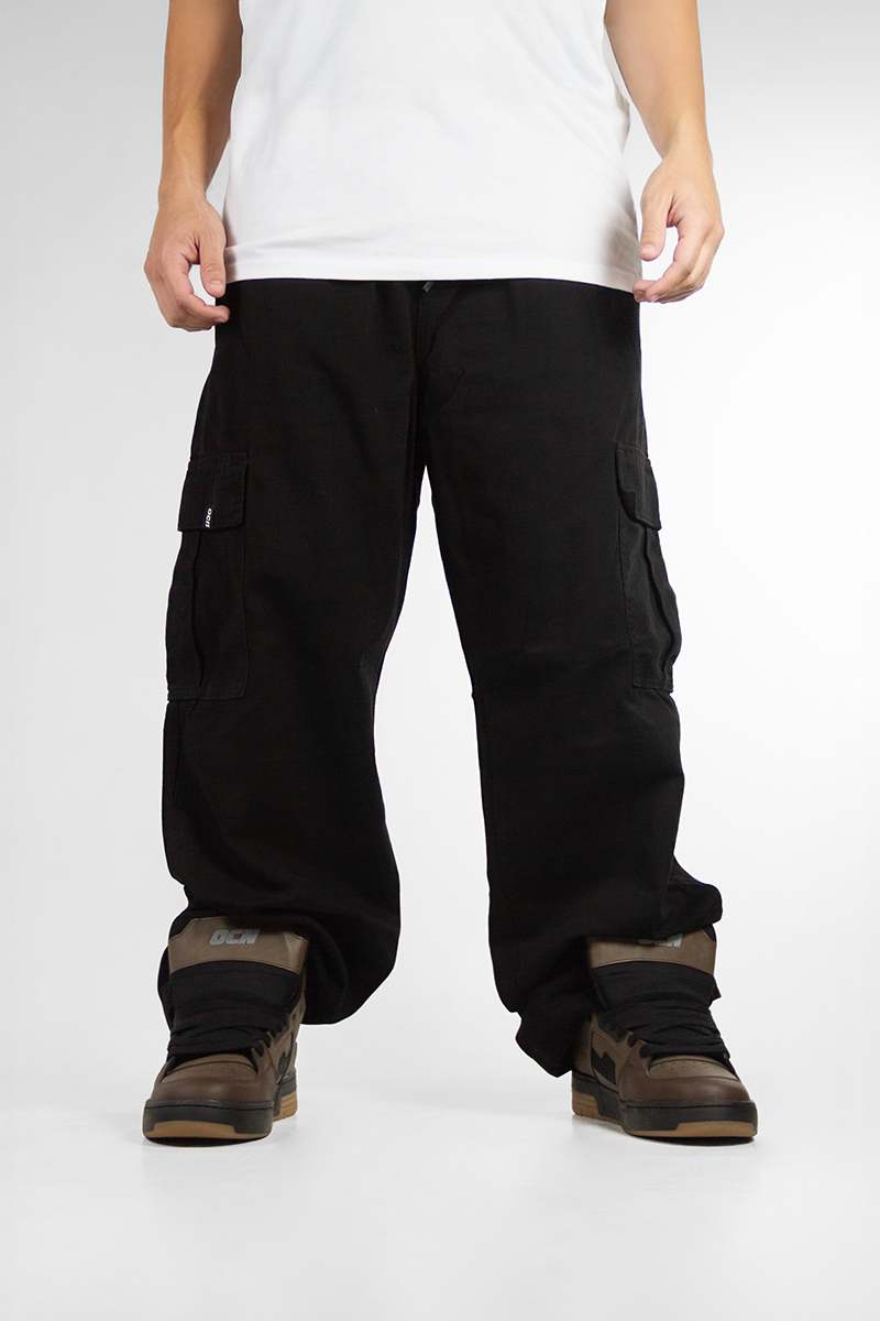 Pantalon Ocn Hombre Cargo Chrome Negro