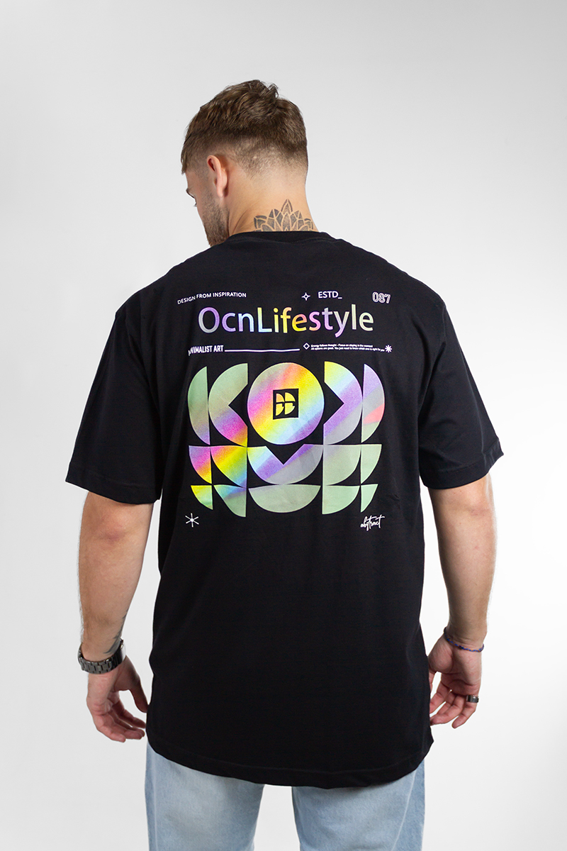 Remera Ocn Hombre Premium Negro 601B9