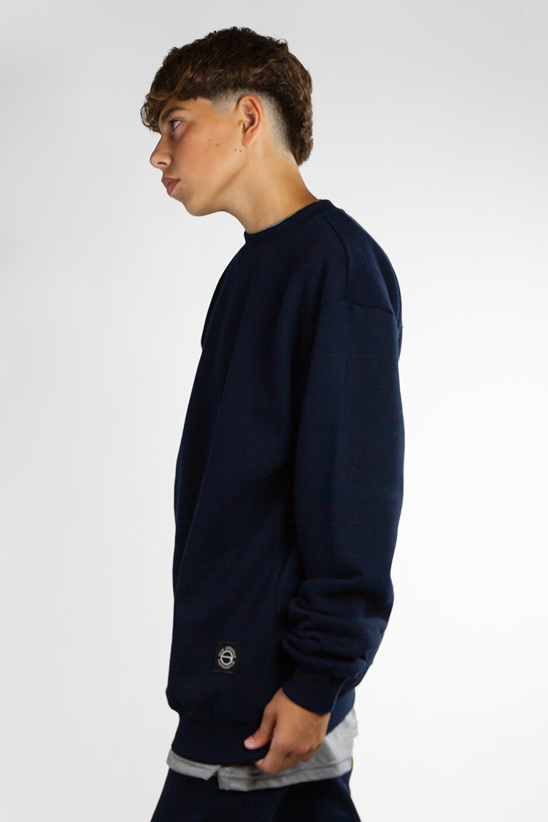 Buzo Ocn  Hombre College Azul