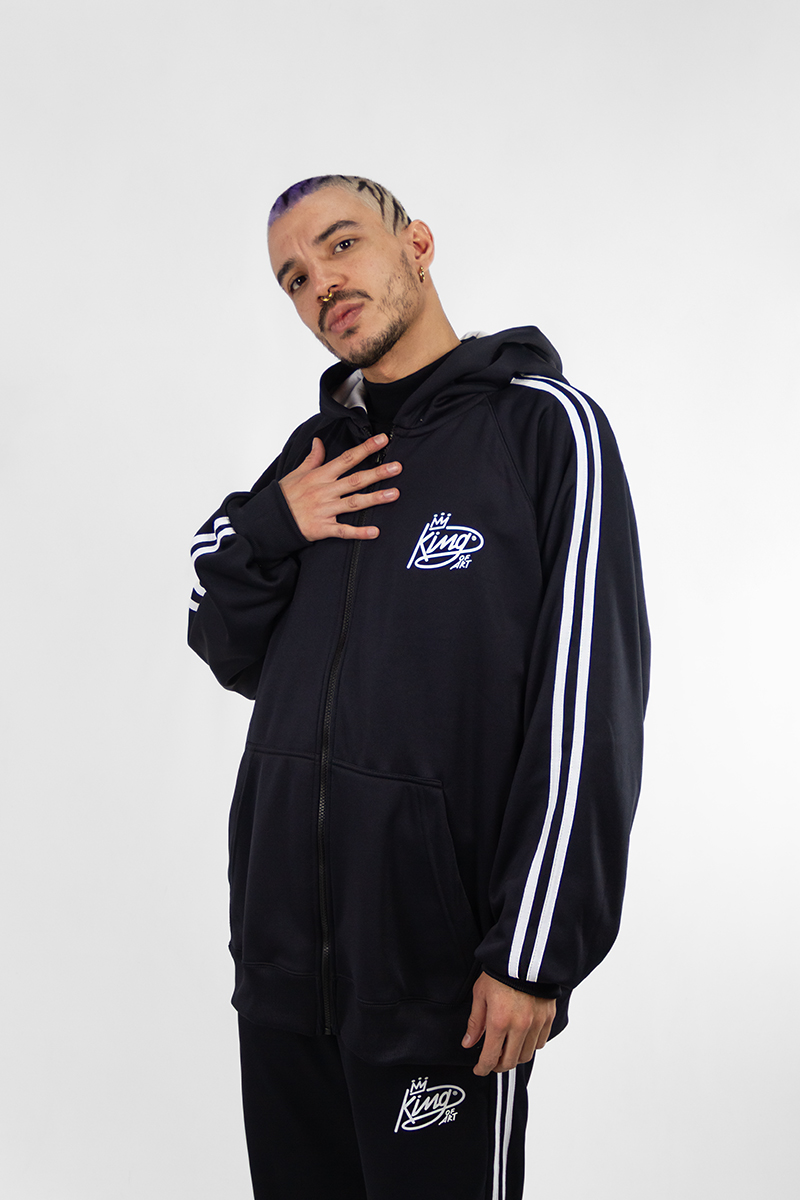 Campera King Of Art Strips Hombre658