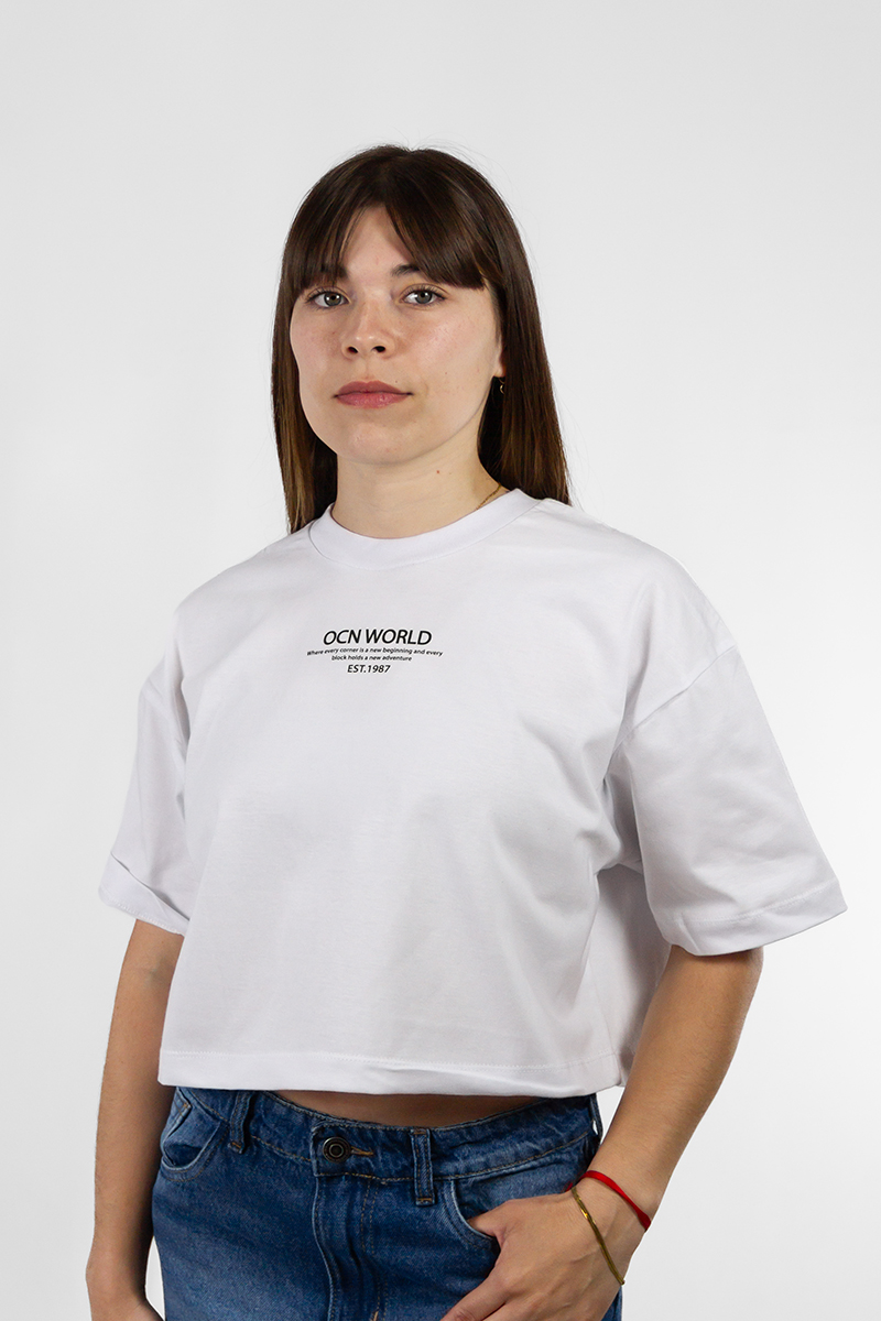 Remera Ocn Mujer Chevy Blanco 7022I
