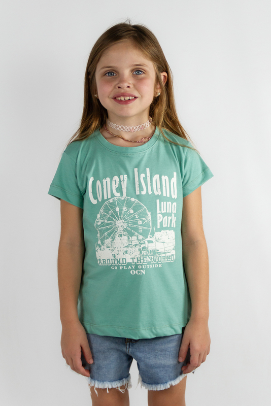 Remera Ocn Kids Over Tee Verde(Q1)