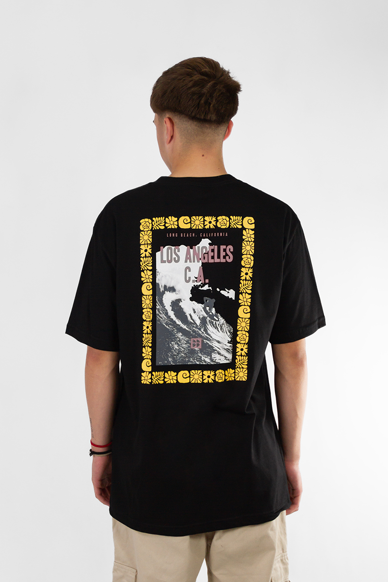 Remera Ocn hombre Premium Regular Negro 701J8