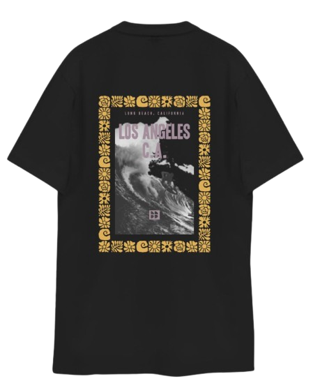 Remera Ocn hombre Premium Regular Negro 701J8