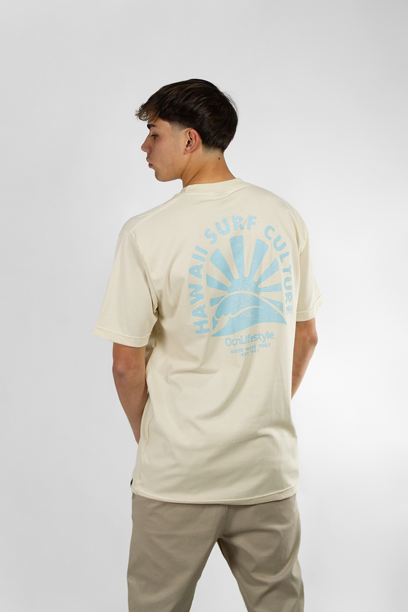 Remera Ocn Hombre Beige 7E8C4 Premium