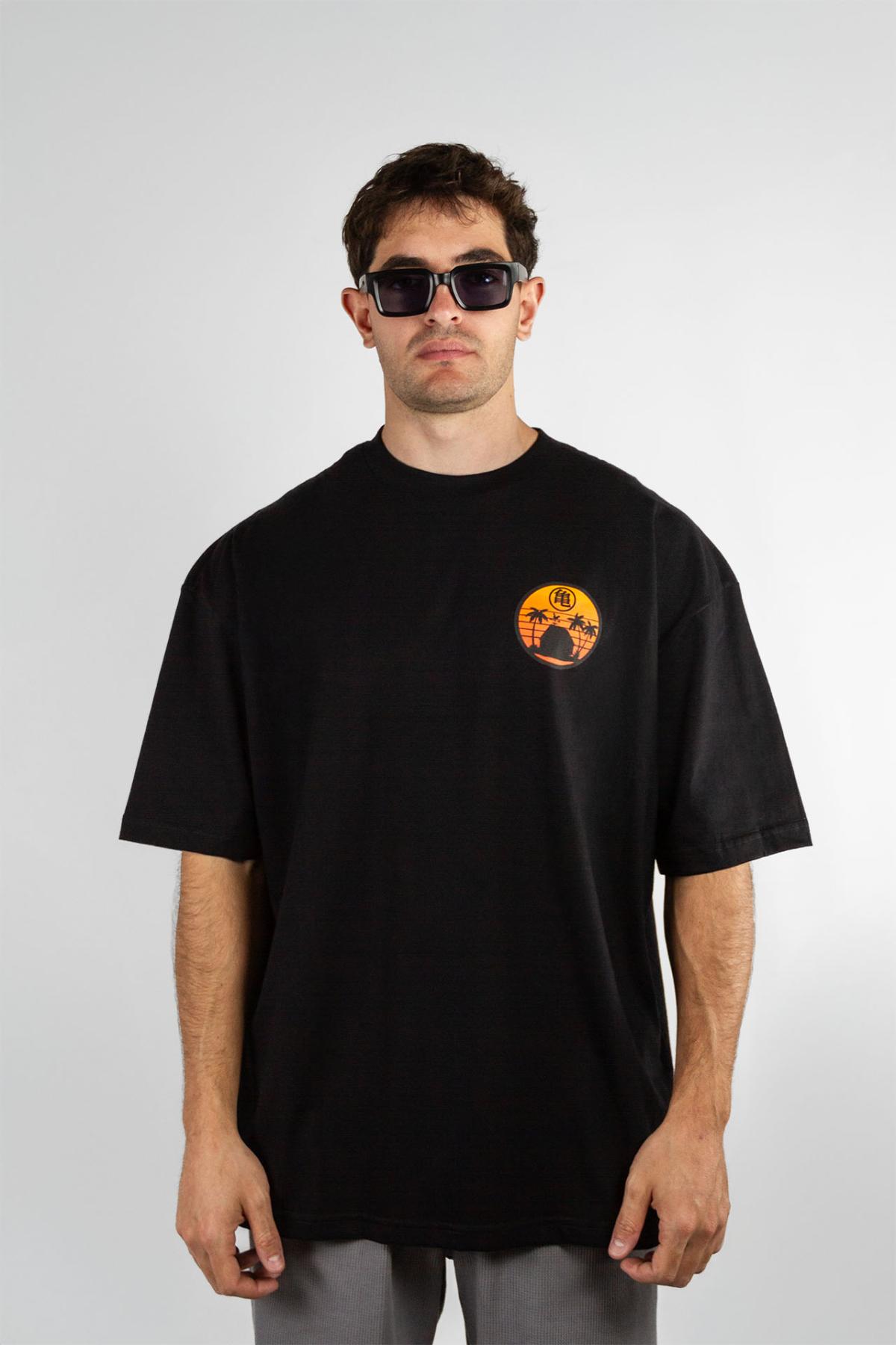 Remera Ocn Hombre Tributo Negro (B4)