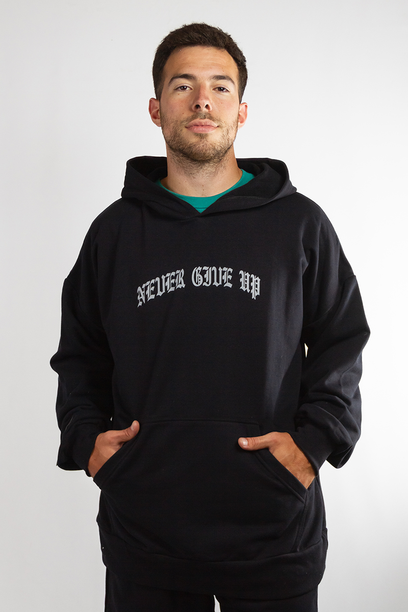 Buzo Ocn Gothic Overzise Negro (Producto Outlet)