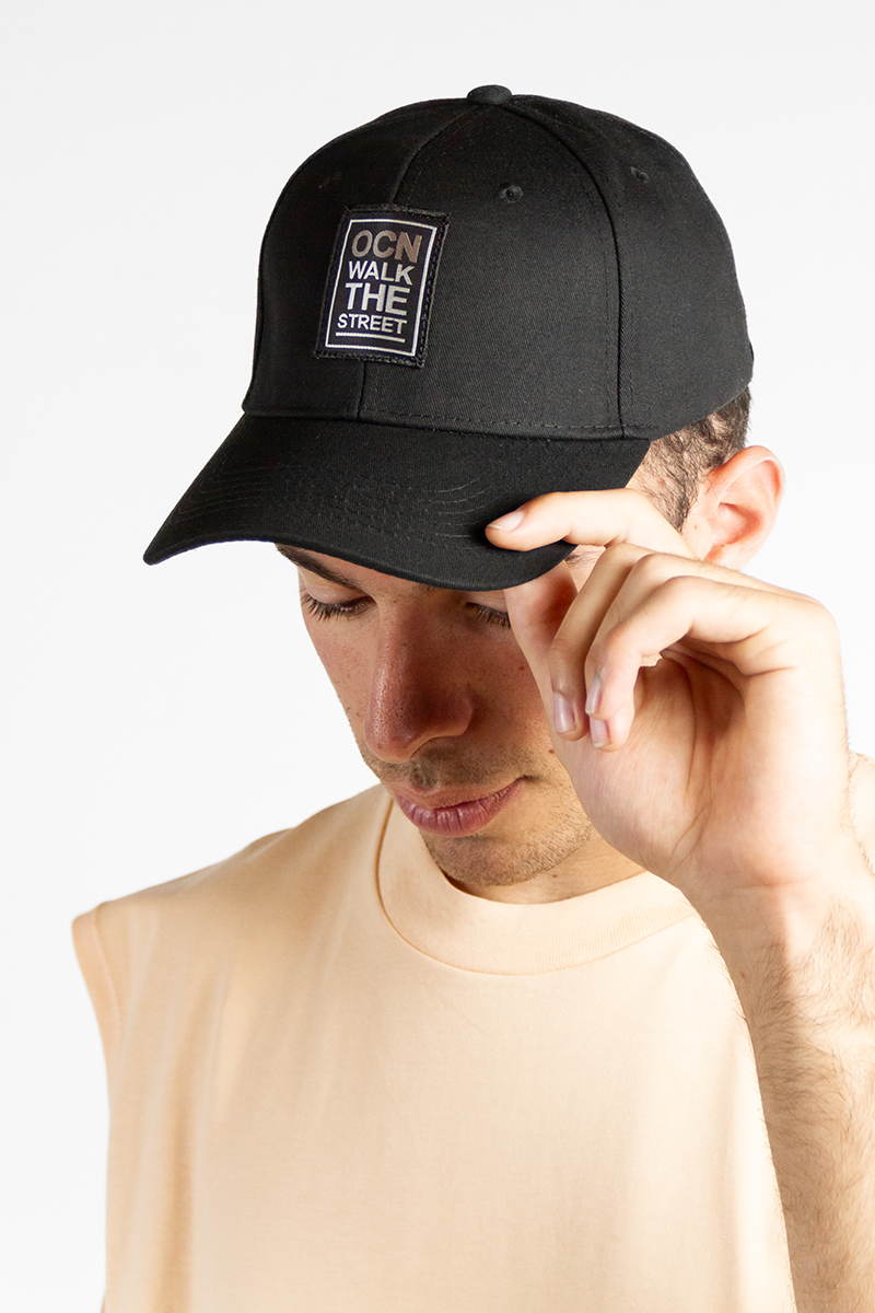 Gorra Ocn Hombre Smooth Negro